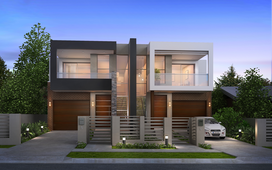 Ultra Modern Modern Duplex House Plans | Small Homes